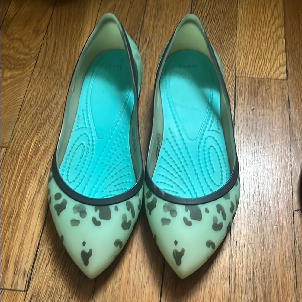 Crocs Leopard Print Women's Flats